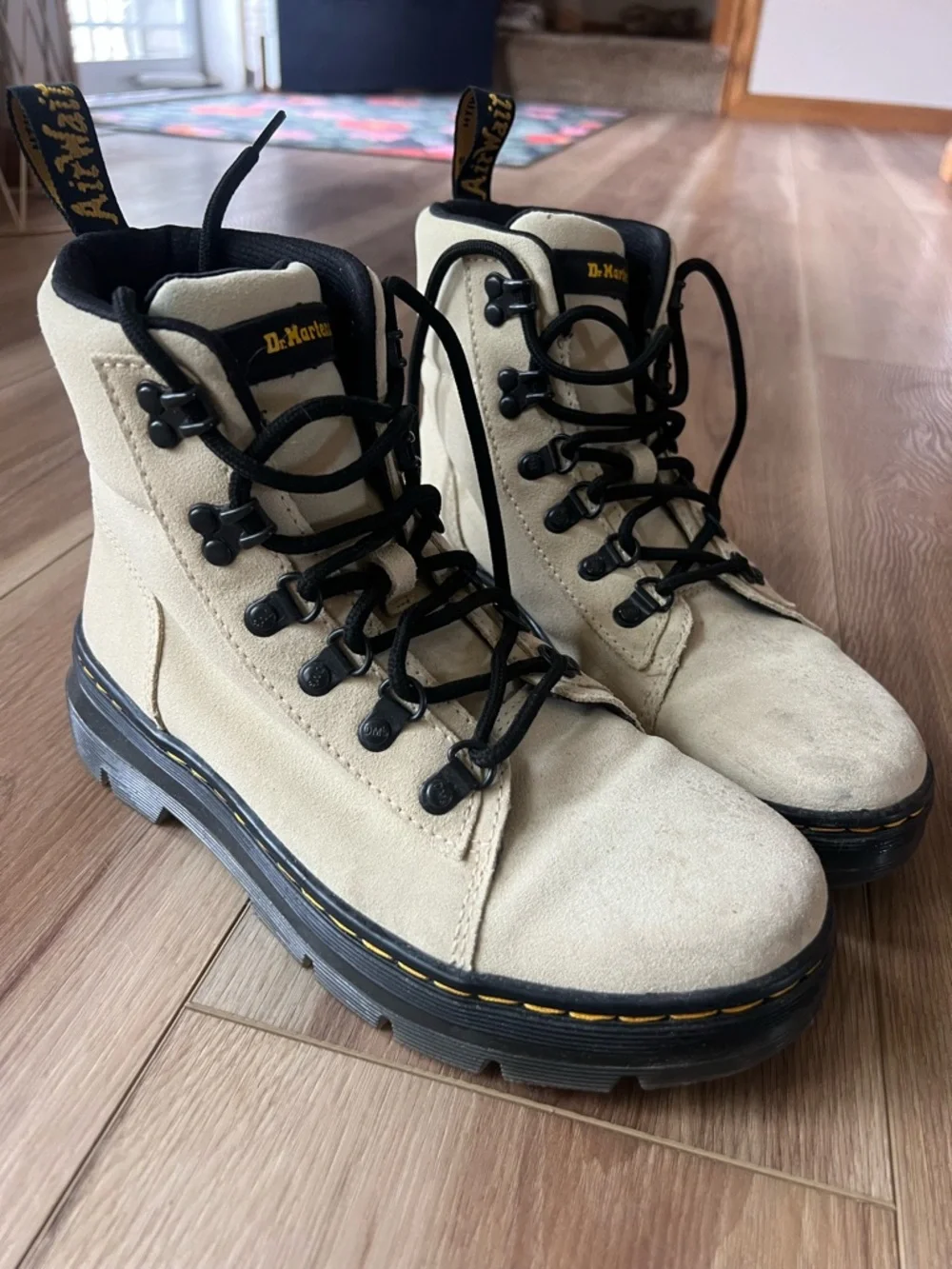 Dr. Martens suede Combat Boots - Picture 1 of 4